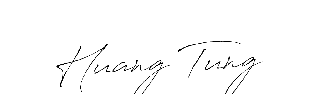 Create a beautiful signature design for name Huang Tung. With this signature (Antro_Vectra) fonts, you can make a handwritten signature for free. Huang Tung signature style 6 images and pictures png
