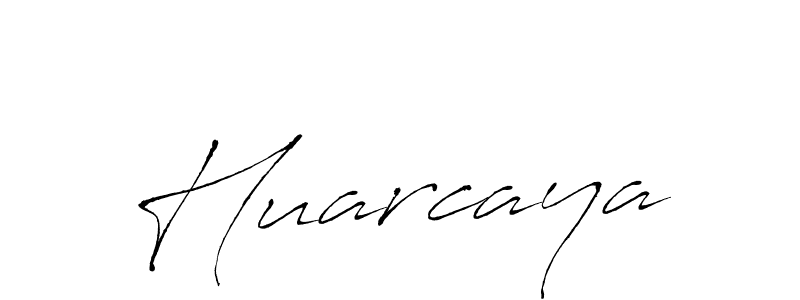 Make a beautiful signature design for name Huarcaya. With this signature (Antro_Vectra) style, you can create a handwritten signature for free. Huarcaya signature style 6 images and pictures png