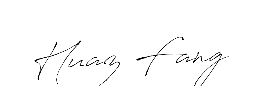 How to make Huaz Fang name signature. Use Antro_Vectra style for creating short signs online. This is the latest handwritten sign. Huaz Fang signature style 6 images and pictures png