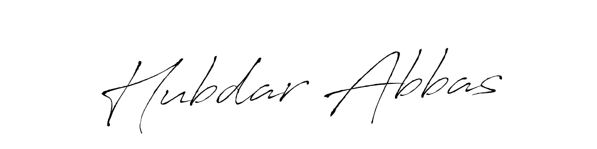 Hubdar Abbas stylish signature style. Best Handwritten Sign (Antro_Vectra) for my name. Handwritten Signature Collection Ideas for my name Hubdar Abbas. Hubdar Abbas signature style 6 images and pictures png