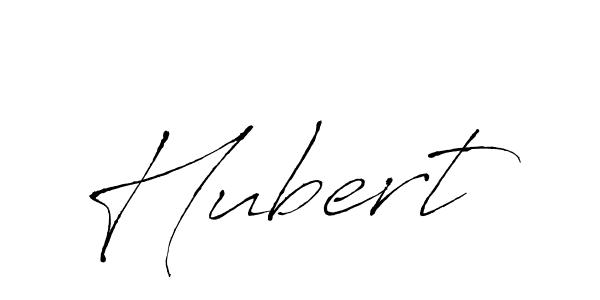 Create a beautiful signature design for name Hubert. With this signature (Antro_Vectra) fonts, you can make a handwritten signature for free. Hubert signature style 6 images and pictures png