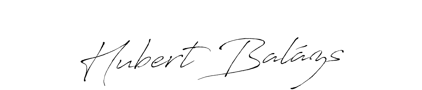 How to make Hubert Balázs signature? Antro_Vectra is a professional autograph style. Create handwritten signature for Hubert Balázs name. Hubert Balázs signature style 6 images and pictures png