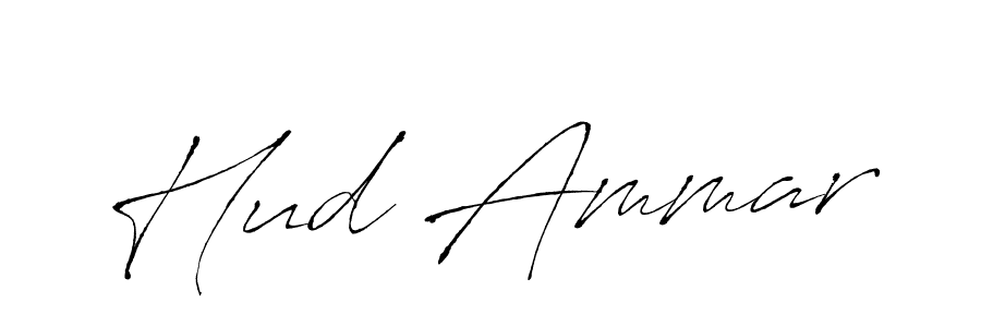 Hud Ammar stylish signature style. Best Handwritten Sign (Antro_Vectra) for my name. Handwritten Signature Collection Ideas for my name Hud Ammar. Hud Ammar signature style 6 images and pictures png