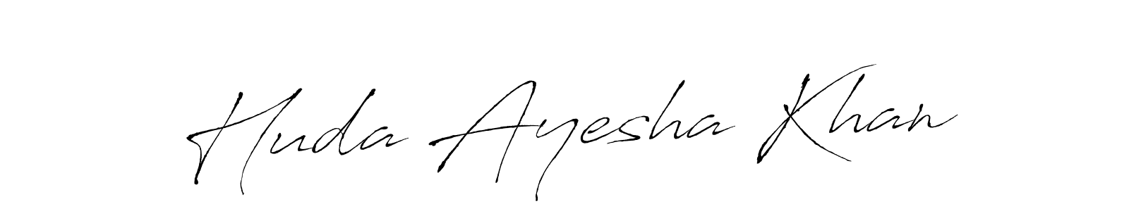 Also we have Huda Ayesha Khan name is the best signature style. Create professional handwritten signature collection using Antro_Vectra autograph style. Huda Ayesha Khan signature style 6 images and pictures png