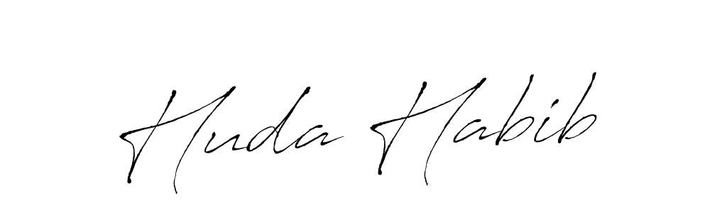 Antro_Vectra is a professional signature style that is perfect for those who want to add a touch of class to their signature. It is also a great choice for those who want to make their signature more unique. Get Huda Habib name to fancy signature for free. Huda Habib signature style 6 images and pictures png