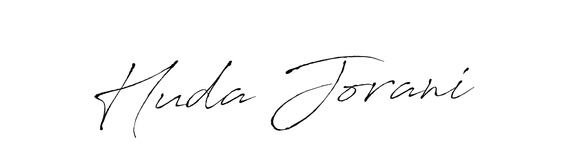 How to make Huda Jorani name signature. Use Antro_Vectra style for creating short signs online. This is the latest handwritten sign. Huda Jorani signature style 6 images and pictures png
