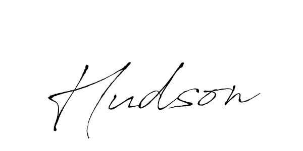 Hudson stylish signature style. Best Handwritten Sign (Antro_Vectra) for my name. Handwritten Signature Collection Ideas for my name Hudson. Hudson signature style 6 images and pictures png