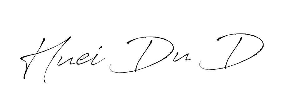 Design your own signature with our free online signature maker. With this signature software, you can create a handwritten (Antro_Vectra) signature for name Huei Du D. Huei Du D signature style 6 images and pictures png