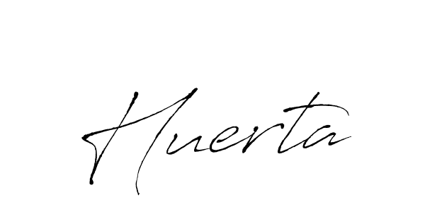 Make a beautiful signature design for name Huerta. With this signature (Antro_Vectra) style, you can create a handwritten signature for free. Huerta signature style 6 images and pictures png