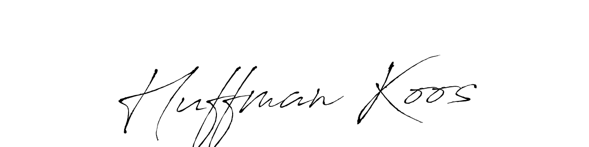 Huffman Koos stylish signature style. Best Handwritten Sign (Antro_Vectra) for my name. Handwritten Signature Collection Ideas for my name Huffman Koos. Huffman Koos signature style 6 images and pictures png