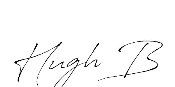 How to make Hugh B name signature. Use Antro_Vectra style for creating short signs online. This is the latest handwritten sign. Hugh B signature style 6 images and pictures png