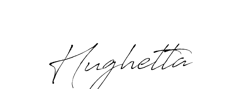 How to make Hughetta signature? Antro_Vectra is a professional autograph style. Create handwritten signature for Hughetta name. Hughetta signature style 6 images and pictures png