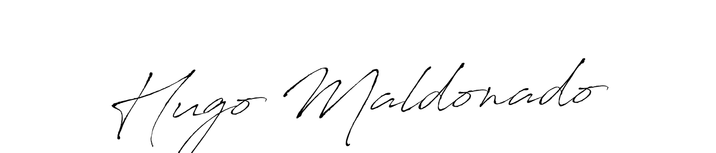 Antro_Vectra is a professional signature style that is perfect for those who want to add a touch of class to their signature. It is also a great choice for those who want to make their signature more unique. Get Hugo Maldonado name to fancy signature for free. Hugo Maldonado signature style 6 images and pictures png