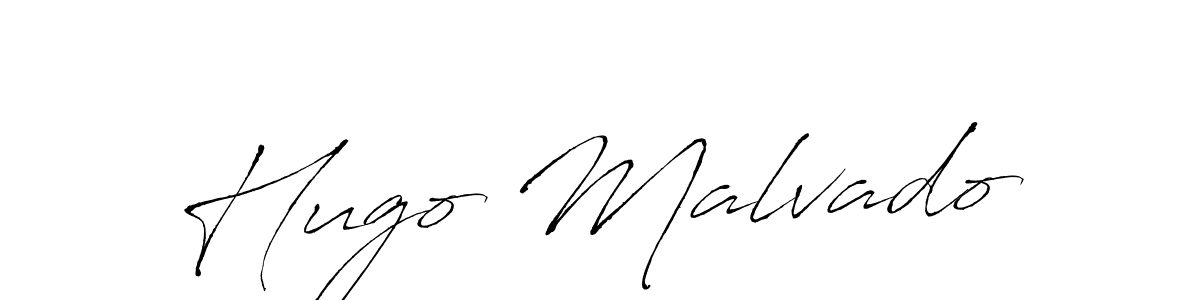 Design your own signature with our free online signature maker. With this signature software, you can create a handwritten (Antro_Vectra) signature for name Hugo Malvado. Hugo Malvado signature style 6 images and pictures png