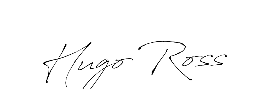 How to make Hugo Ross name signature. Use Antro_Vectra style for creating short signs online. This is the latest handwritten sign. Hugo Ross signature style 6 images and pictures png