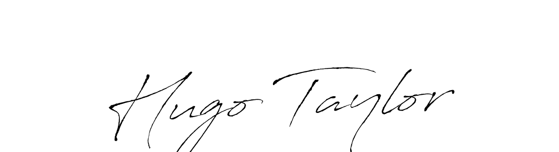 You should practise on your own different ways (Antro_Vectra) to write your name (Hugo Taylor) in signature. don't let someone else do it for you. Hugo Taylor signature style 6 images and pictures png