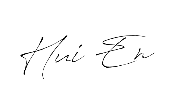 The best way (Antro_Vectra) to make a short signature is to pick only two or three words in your name. The name Hui En include a total of six letters. For converting this name. Hui En signature style 6 images and pictures png