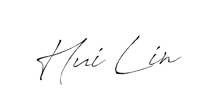 This is the best signature style for the Hui Lin name. Also you like these signature font (Antro_Vectra). Mix name signature. Hui Lin signature style 6 images and pictures png