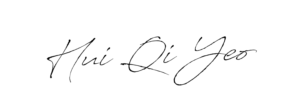 You should practise on your own different ways (Antro_Vectra) to write your name (Hui Qi Yeo) in signature. don't let someone else do it for you. Hui Qi Yeo signature style 6 images and pictures png