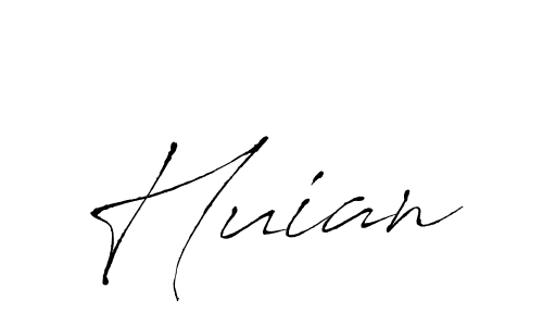 Huian stylish signature style. Best Handwritten Sign (Antro_Vectra) for my name. Handwritten Signature Collection Ideas for my name Huian. Huian signature style 6 images and pictures png