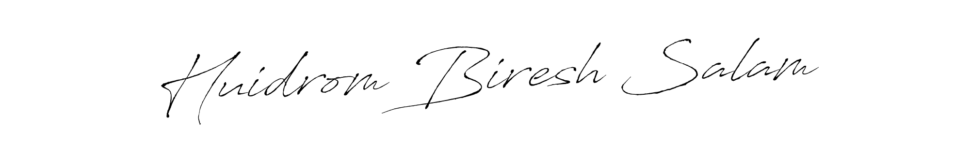 Also You can easily find your signature by using the search form. We will create Huidrom Biresh Salam name handwritten signature images for you free of cost using Antro_Vectra sign style. Huidrom Biresh Salam signature style 6 images and pictures png