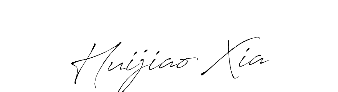 if you are searching for the best signature style for your name Huijiao Xia. so please give up your signature search. here we have designed multiple signature styles  using Antro_Vectra. Huijiao Xia signature style 6 images and pictures png