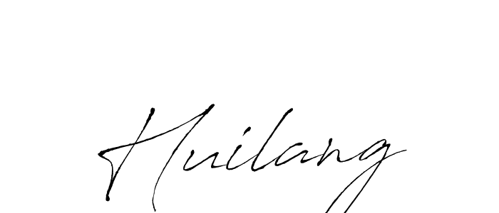 Huilang stylish signature style. Best Handwritten Sign (Antro_Vectra) for my name. Handwritten Signature Collection Ideas for my name Huilang. Huilang signature style 6 images and pictures png