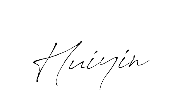 You should practise on your own different ways (Antro_Vectra) to write your name (Huiyin) in signature. don't let someone else do it for you. Huiyin signature style 6 images and pictures png