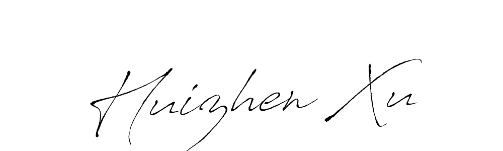 Antro_Vectra is a professional signature style that is perfect for those who want to add a touch of class to their signature. It is also a great choice for those who want to make their signature more unique. Get Huizhen Xu name to fancy signature for free. Huizhen Xu signature style 6 images and pictures png