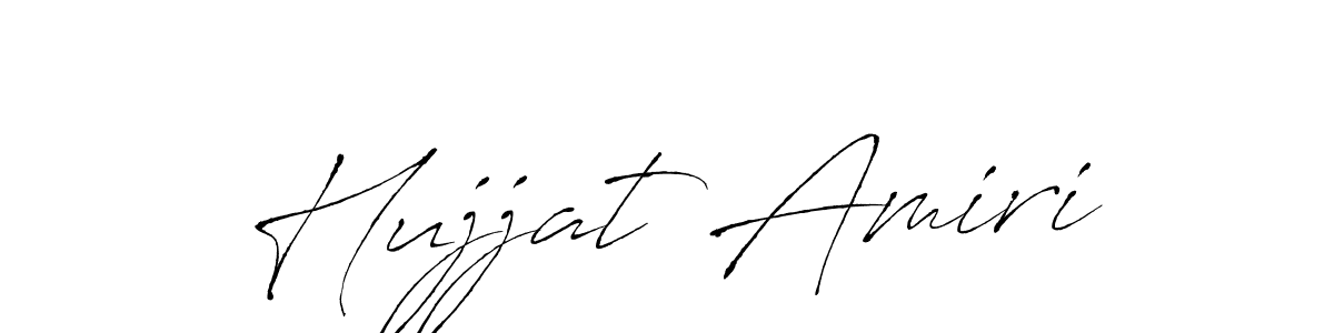 Create a beautiful signature design for name Hujjat Amiri. With this signature (Antro_Vectra) fonts, you can make a handwritten signature for free. Hujjat Amiri signature style 6 images and pictures png