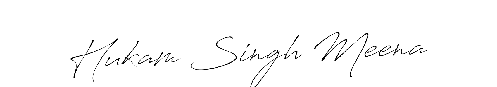 Design your own signature with our free online signature maker. With this signature software, you can create a handwritten (Antro_Vectra) signature for name Hukam Singh Meena. Hukam Singh Meena signature style 6 images and pictures png