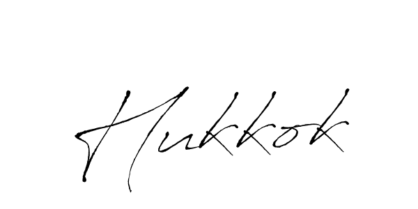 You should practise on your own different ways (Antro_Vectra) to write your name (Hukkok) in signature. don't let someone else do it for you. Hukkok signature style 6 images and pictures png