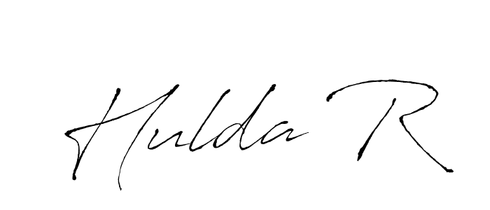 This is the best signature style for the Hulda R name. Also you like these signature font (Antro_Vectra). Mix name signature. Hulda R signature style 6 images and pictures png
