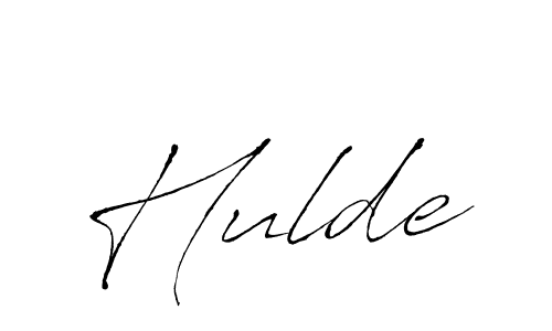 Use a signature maker to create a handwritten signature online. With this signature software, you can design (Antro_Vectra) your own signature for name Hulde. Hulde signature style 6 images and pictures png