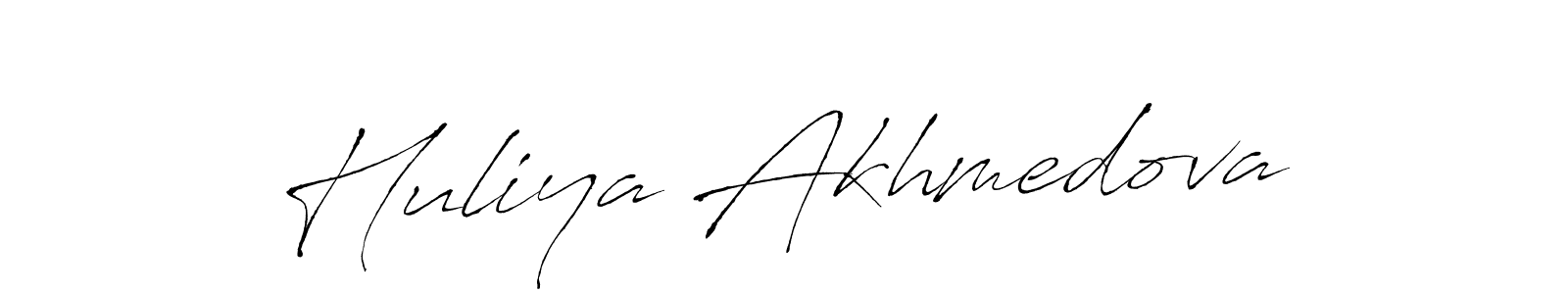 You should practise on your own different ways (Antro_Vectra) to write your name (Huliya Akhmedova) in signature. don't let someone else do it for you. Huliya Akhmedova signature style 6 images and pictures png