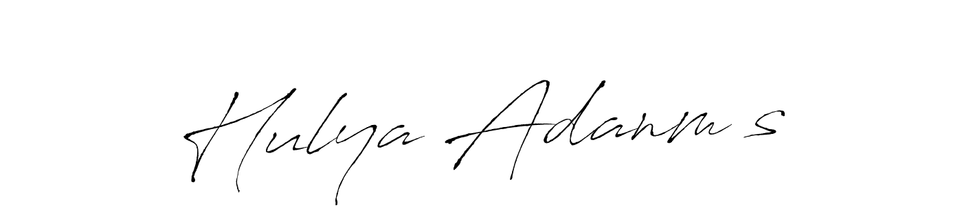 Use a signature maker to create a handwritten signature online. With this signature software, you can design (Antro_Vectra) your own signature for name Hulya Adanmıs. Hulya Adanmıs signature style 6 images and pictures png