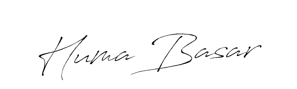 Huma Basar stylish signature style. Best Handwritten Sign (Antro_Vectra) for my name. Handwritten Signature Collection Ideas for my name Huma Basar. Huma Basar signature style 6 images and pictures png