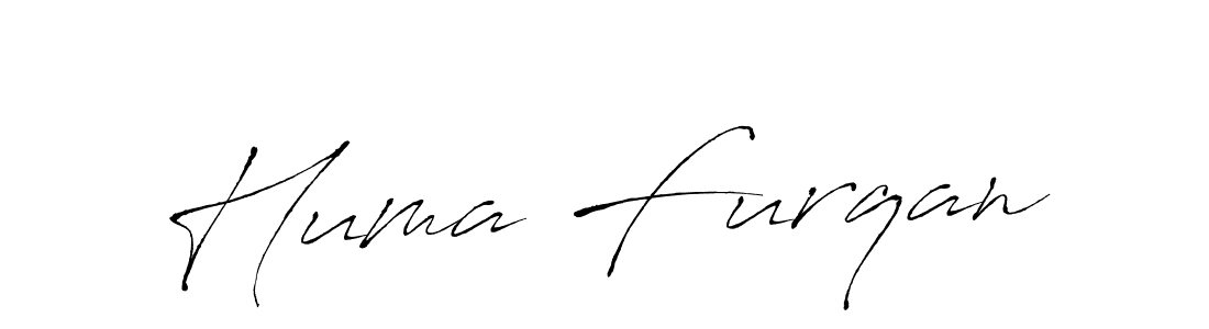 Huma Furqan stylish signature style. Best Handwritten Sign (Antro_Vectra) for my name. Handwritten Signature Collection Ideas for my name Huma Furqan. Huma Furqan signature style 6 images and pictures png