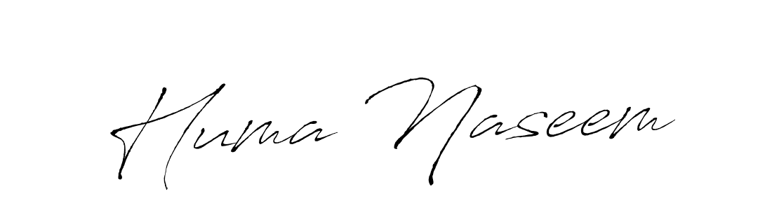 Make a beautiful signature design for name Huma Naseem. Use this online signature maker to create a handwritten signature for free. Huma Naseem signature style 6 images and pictures png