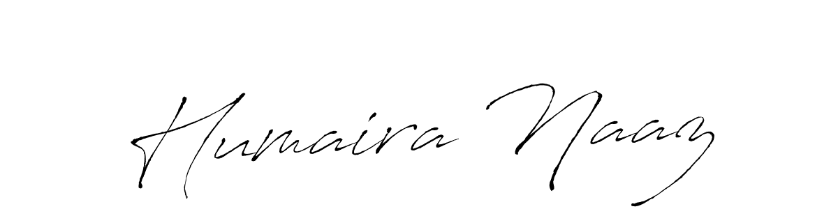 It looks lik you need a new signature style for name Humaira Naaz. Design unique handwritten (Antro_Vectra) signature with our free signature maker in just a few clicks. Humaira Naaz signature style 6 images and pictures png
