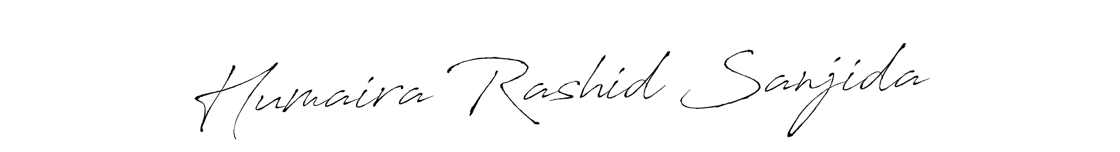 Humaira Rashid Sanjida stylish signature style. Best Handwritten Sign (Antro_Vectra) for my name. Handwritten Signature Collection Ideas for my name Humaira Rashid Sanjida. Humaira Rashid Sanjida signature style 6 images and pictures png