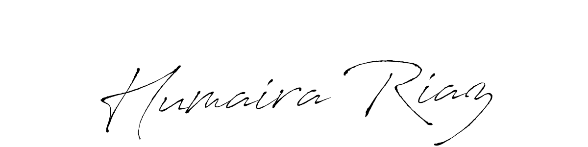 Create a beautiful signature design for name Humaira Riaz. With this signature (Antro_Vectra) fonts, you can make a handwritten signature for free. Humaira Riaz signature style 6 images and pictures png