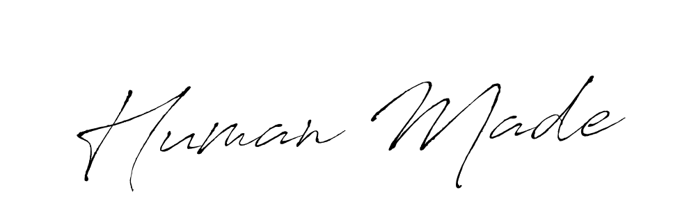 Create a beautiful signature design for name Human Made. With this signature (Antro_Vectra) fonts, you can make a handwritten signature for free. Human Made signature style 6 images and pictures png