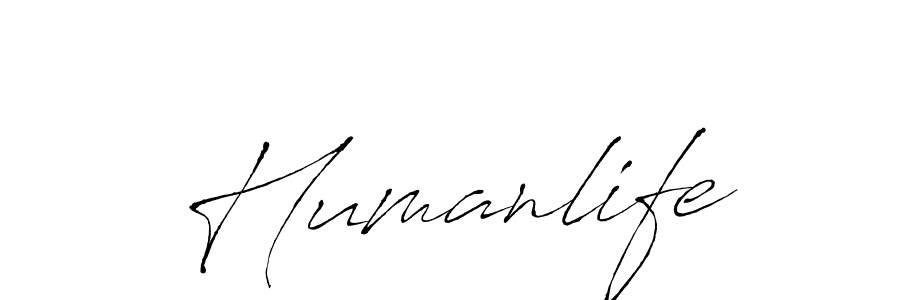 The best way (Antro_Vectra) to make a short signature is to pick only two or three words in your name. The name Humanlife include a total of six letters. For converting this name. Humanlife signature style 6 images and pictures png