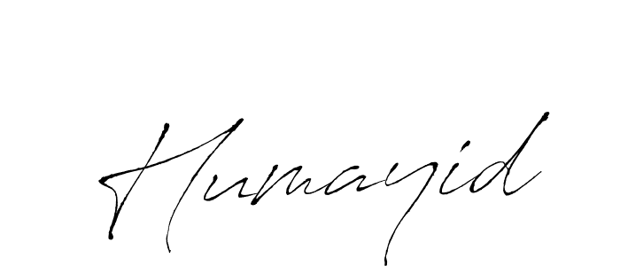 How to make Humayid signature? Antro_Vectra is a professional autograph style. Create handwritten signature for Humayid name. Humayid signature style 6 images and pictures png