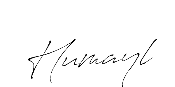 Design your own signature with our free online signature maker. With this signature software, you can create a handwritten (Antro_Vectra) signature for name Humayl. Humayl signature style 6 images and pictures png