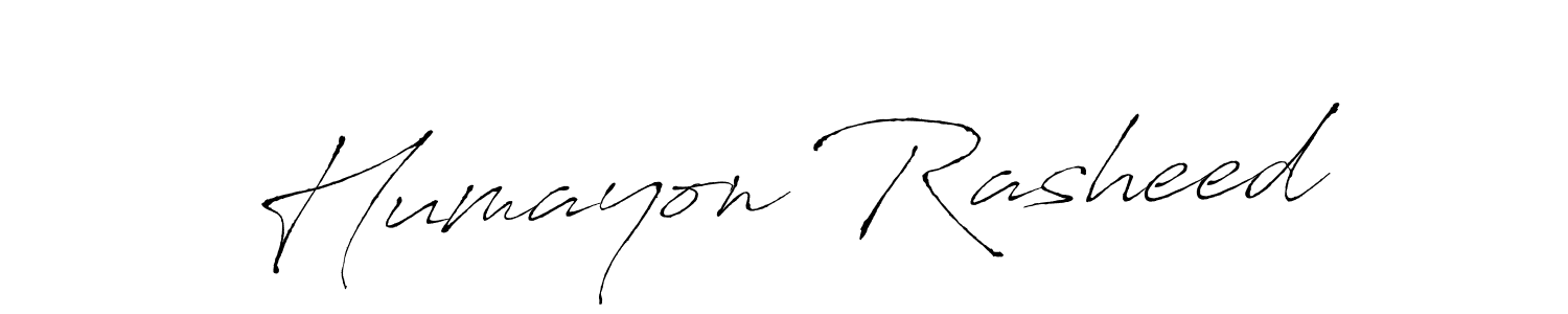Also we have Humayon Rasheed name is the best signature style. Create professional handwritten signature collection using Antro_Vectra autograph style. Humayon Rasheed signature style 6 images and pictures png