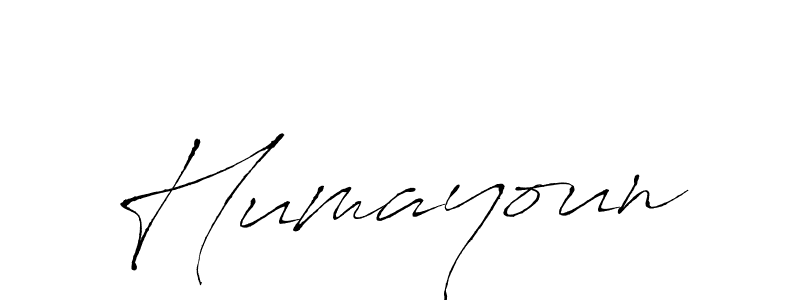 Make a beautiful signature design for name Humayoun. With this signature (Antro_Vectra) style, you can create a handwritten signature for free. Humayoun signature style 6 images and pictures png