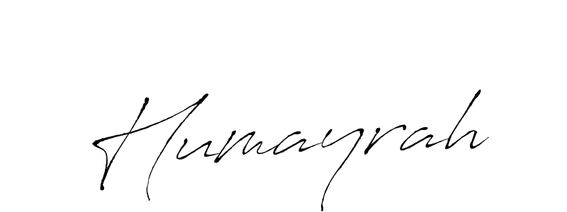 Make a beautiful signature design for name Humayrah. With this signature (Antro_Vectra) style, you can create a handwritten signature for free. Humayrah signature style 6 images and pictures png