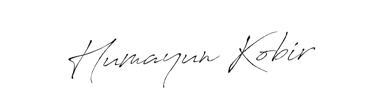 Use a signature maker to create a handwritten signature online. With this signature software, you can design (Antro_Vectra) your own signature for name Humayun Kobir. Humayun Kobir signature style 6 images and pictures png